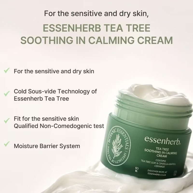 Essenherb Tea Tree Calming Cream 80ml