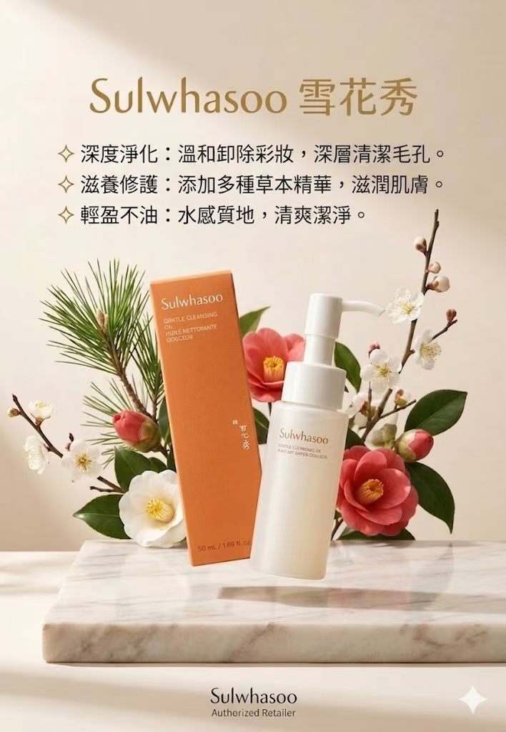 Sulwhasoo Gentle Cleansing Oil 50ml NEW